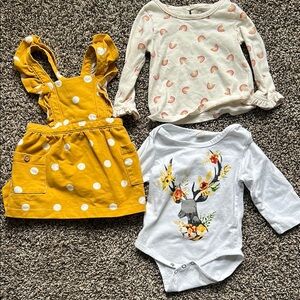Yellow jumper outfit bundle